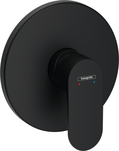 Смеситель Hansgrohe Rebris S 72667670 настенный встраиваемый черный матовый без термостата