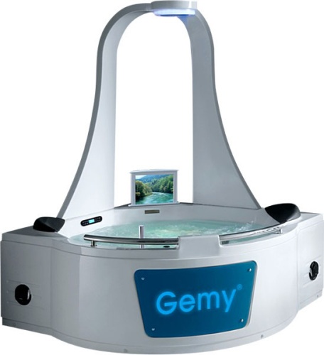 Ванна гидромассажная Gemy G9070 O 170x170 пристенная угловая