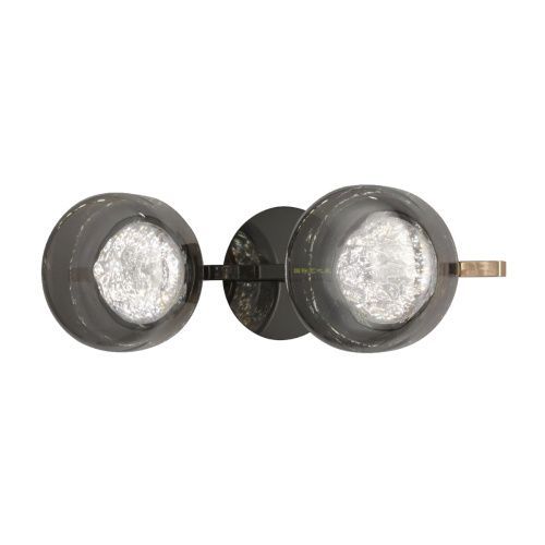 Светильник настенный Delight Collection MT9128-2W pearl black/smoke