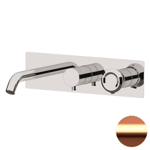 Смеситель для ванны Remer Element ET54D2RP встраиваемый в стену медь брашированная без термостата