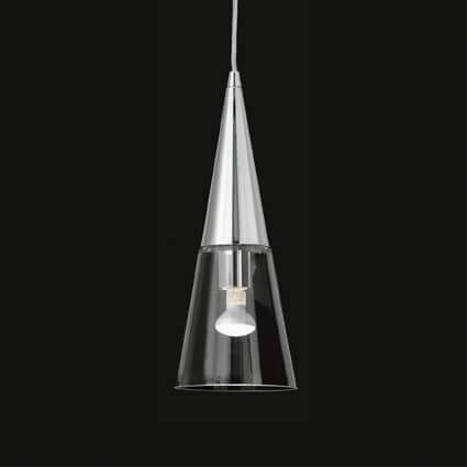 Светильник подвесной Ideal lux Cono (Цоно) Cono SP1 Cromo - фото 2