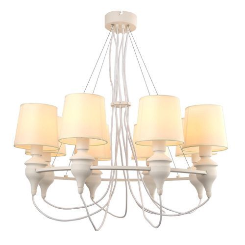 Люстра подвесная Arte Lamp Sergio (Сергио) A3326LM-8WH