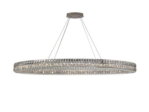 Люстра подвесная Newport 8550 8550/160 C oval chrome