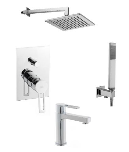 Душевая система Paffoni Ringo KITRIN015CR071KING встраиваемая в стену