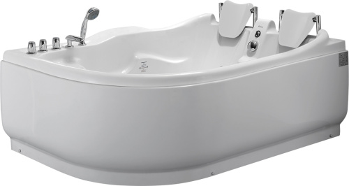Ванна гидромассажная Gemy G9083 B R 180x121 пристенная угловая асимметричная