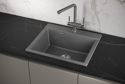 Кухонная мойка Granula 5804 ГРАФИТ 58х50 цвет графит