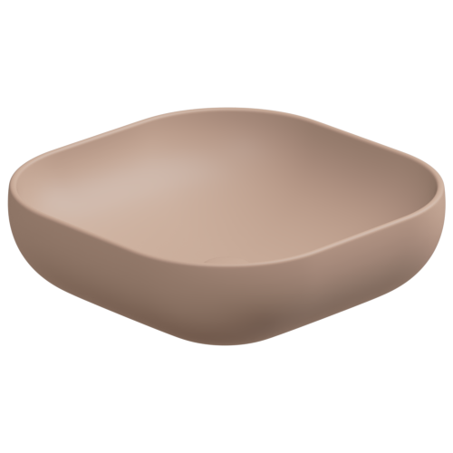 Раковина керамическая GSG Ceramic Design Easy EALAVQU45032 45х45 накладная цвет бежевый