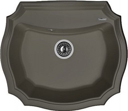 Кухонная мойка Florentina Эмилия 640 20.355.D0640.302 55х64 цвет антрацит