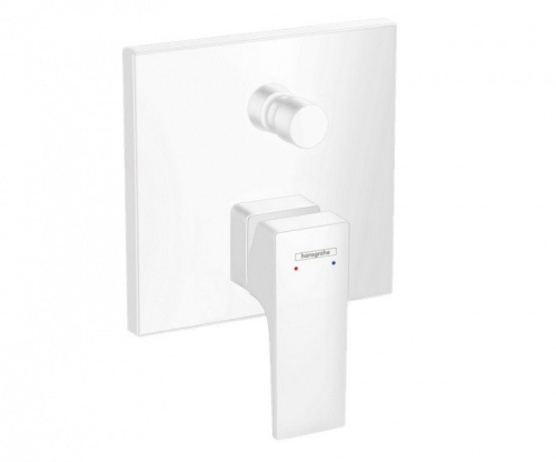 Смеситель Hansgrohe 32545700 настенный встраиваемый белый матовый без термостата