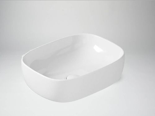 Раковина из сантехнического фарфора Galassia Dream 7301 50х38 накладная цвет белый без отверстий под смеситель