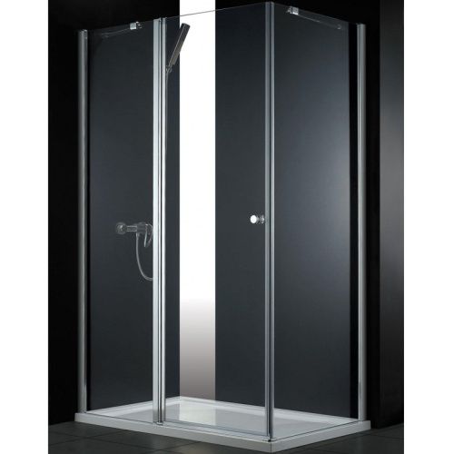 Душевой уголок Cezares ELENA ELENA-W-AH-1-90/80-P-Cr-L 90х80 стекло рифленое профиль хром без поддона
