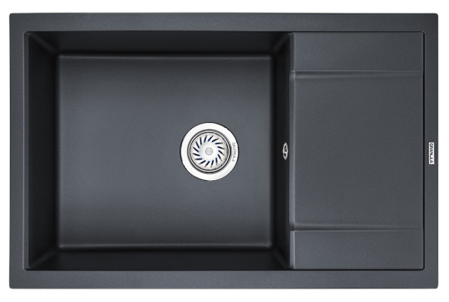 Кухонная мойка Granula 7805 ШВАРЦ 78х50 цвет черный