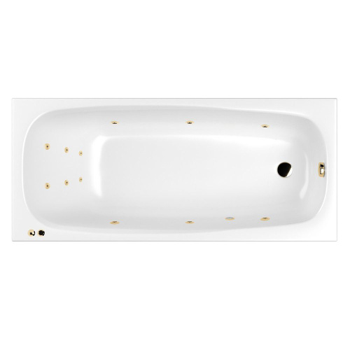 Ванна гидромассажная Whitecross LAYLA 0102.180080.100.LINE.GL 180х80  прямоугольная