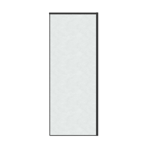Боковая стенка Grossman Galaxy 200.K33.01.100.21.02 100x195 стекло шиншилла профиль черный матовый