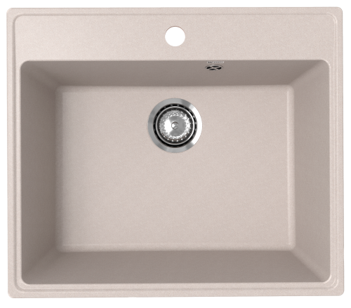 Кухонная мойка Ulgran Quartz Forte 580-10 58х50 цвет песок