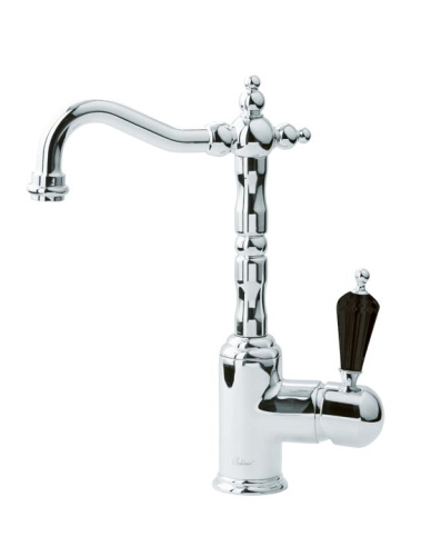 Смеситель Boheme Tradizionale Nero 242 на раковину хром