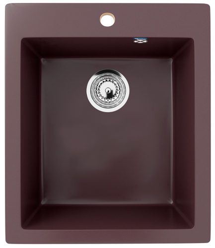 Кухонная мойка Ulgran Classic U-404-345 42х50 цвет шоколад