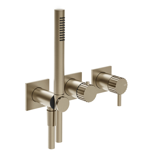Смеситель для душа Gessi Incastri 75036#149 встраиваемый в стену никель