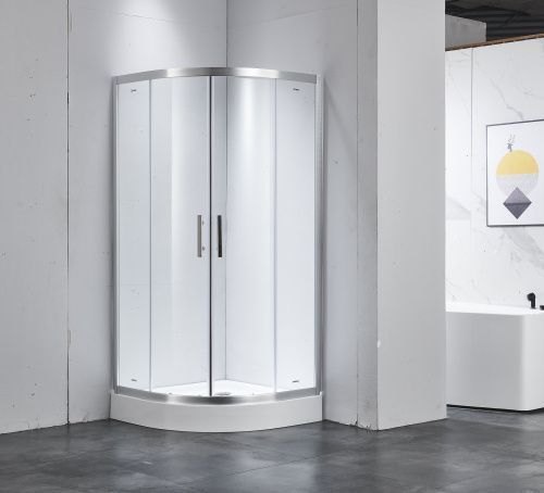 Душевой уголок Timo Imwei YL-9001C 90х90 стекло прозрачное профиль хром с поддоном