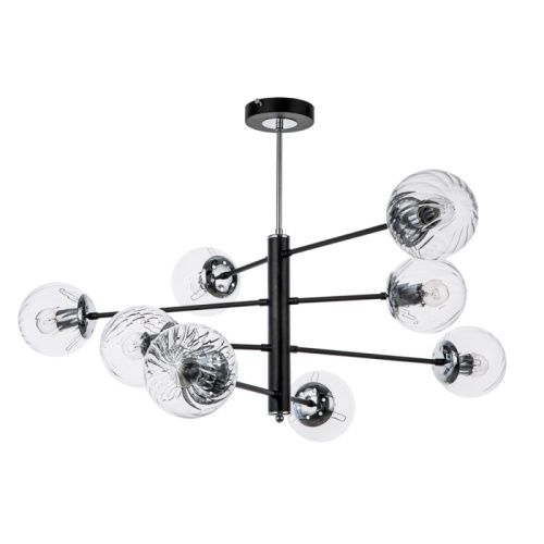 Люстра на штанге Arte Lamp Segin (Сегин) A3566PL-8BK
