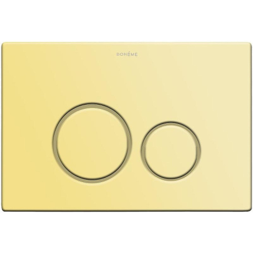 Клавиша смыва механическая Boheme 649-G цвет золото