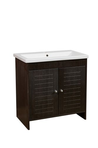 Тумба под раковину Stella Polar Монтоне SP-00000161 76х42х82 цвет Венге