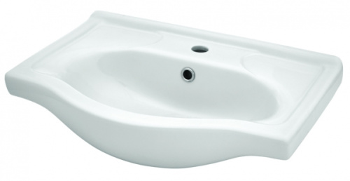 Раковина из санфаянса Aquaton 1WH110268 60х45 накладная цвет белый