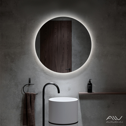 Зеркало Alavann Rondo ALV0114003 80х80 с подсветкой