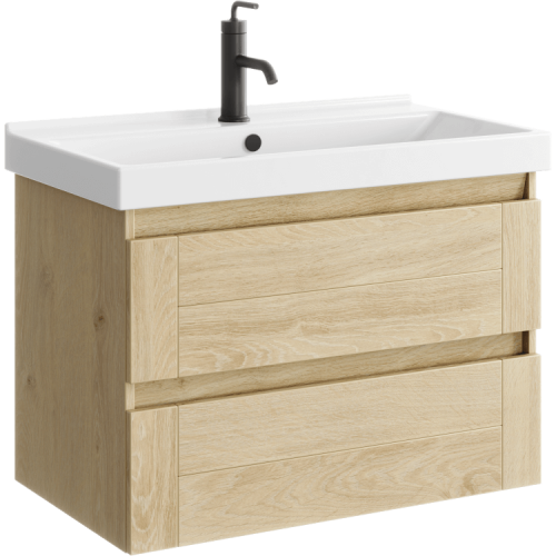 Тумба под раковину Aqwella Y AST0108DD 76х45х53 подвесная цвет коричневый