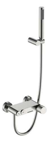 Смеситель Boheme Stick 123-NB настенный никель