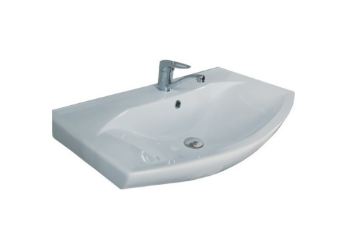 Раковина Aquaton Смайл 80 см 1WH207783 накладная цвет белый