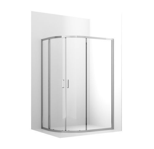 Душевой уголок Ambassador Kingston 14011110 110х80 стекло прозрачное профиль хром без поддона