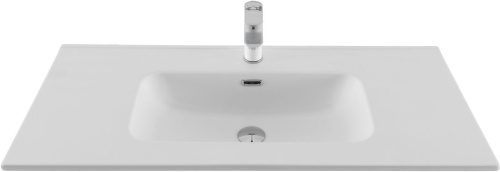 Раковина-столешница Aquanet Flat 00330426 полувстраиваемая цвет белый