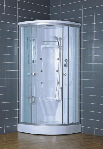 Душевая кабина Loranto CS-005 CS-005 100*100 100х100 четверть круга с крышей