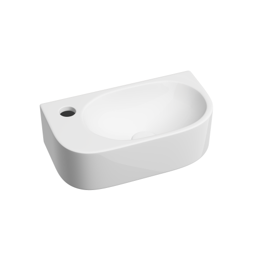 Раковина из сантехнического фарфора Ceramica Nova ELEMENT 41 см CN6066R подвесная цвет белый