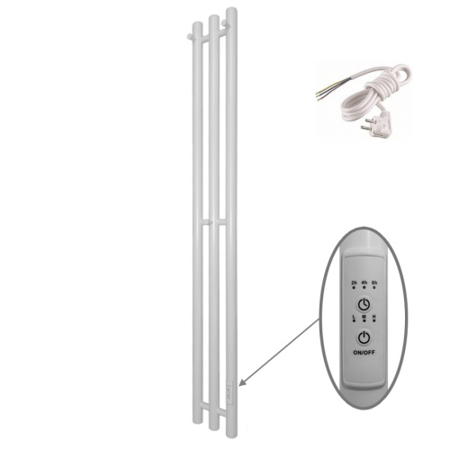 Полотенцесушитель Маргроид Inaro Inaro3v-12012-1049-9016R 15х120 электрический белый матовый