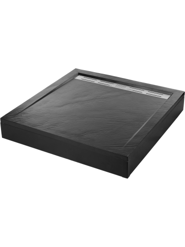 Душевой поддон WeltWasser  WW TRS  90 STONE-BL (10000004412) 90х90 искусственный камень