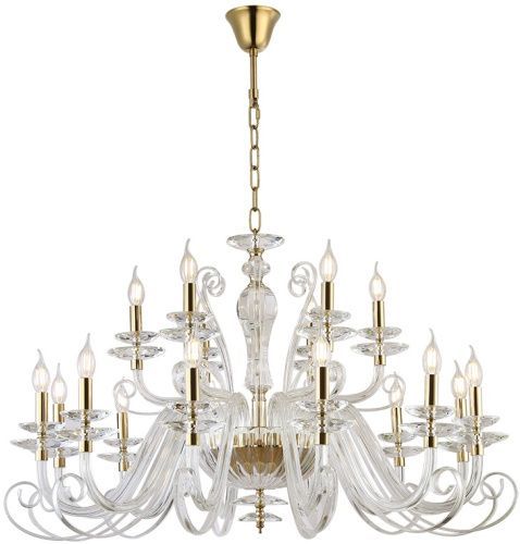 Люстра подвесная Newport 8570 8576+12/C gold polished