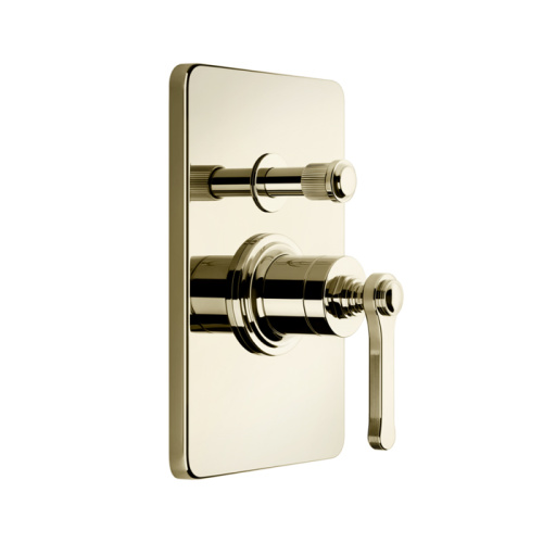 Смеситель для душа Gessi Venti20 65079#710 встраиваемый в стену латунь (внешняя часть)