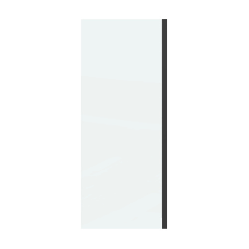 Боковая стенка Grossman Classic 200.K33.04.100.21.00 100x195 стекло прозрачное профиль черный матовый