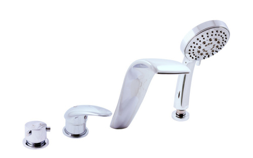 Смеситель RavSlezak D461.5P на борт ванны хром