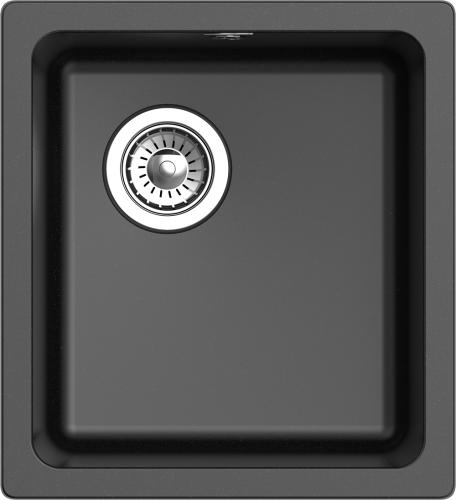 Кухонная мойка Rivelato BERKANA BK-35 nero 42х46 цвет черный