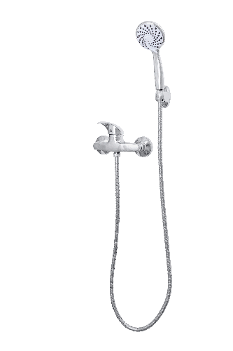 Смеситель для ванны и душа Сантаком StOmega 3338 настенный хром