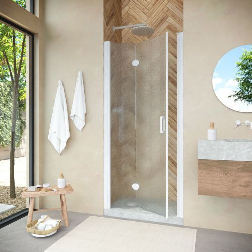 Душевая дверь Vegas-Glass GPS NOVO GPS NOVO 95 01 02 L 95х190 стекло рифленое профиль белый