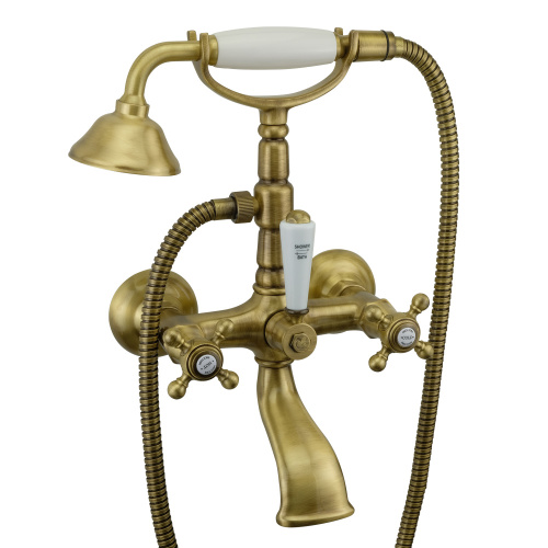 Смеситель для ванной Migliore REVIVAL 19488 настенный бронза