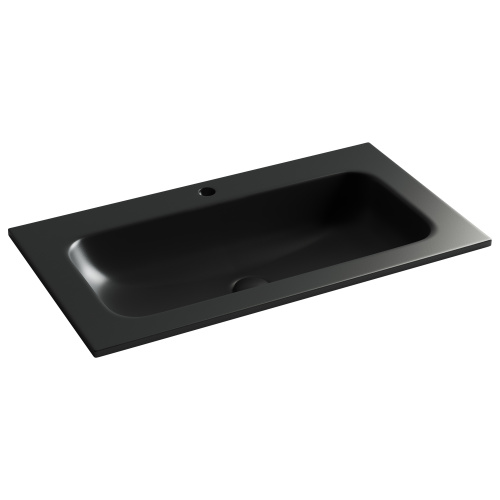 Раковина Ceramica Nova GRACE 81 см CN7012MB накладная цвет черный матовый