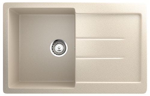 Кухонная мойка Ulgran Classic U-507-328 77х50 цвет бежевый