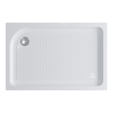 Душевой поддон BelBagno TRAY-BB-AH-100/80-15-W-L 100х80 акрил белый