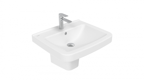 Раковина Creavit Lara 60 см LR060-00CB00E-0000 подвесная цвет белый