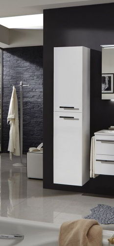 Шкаф-пенал Marlin 3040city HTW4R(961/042) 40х35х180 подвесной цвет белый глянцевый